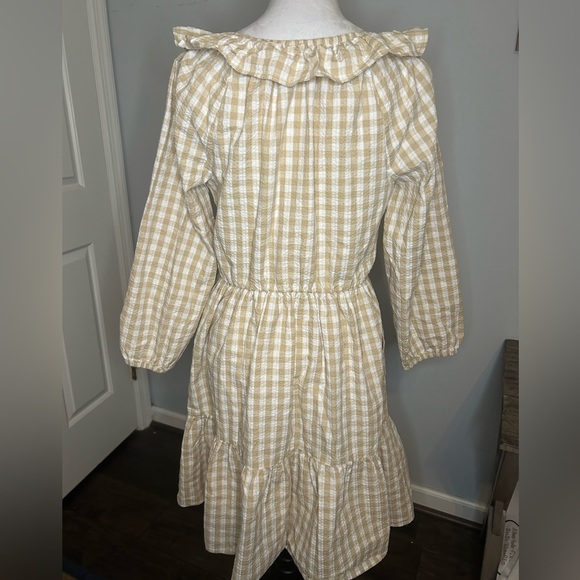 J. Crew Gingham Tiered Dress NWT - Picture 3 of 4